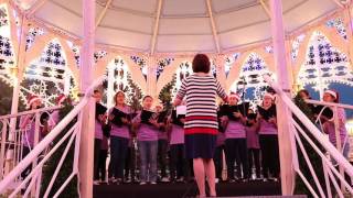 SNGS Choir Christmas Carolling 2015  Hark the Herald Angels Sing 5of11 HD [upl. by Emawk]