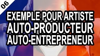 AUTOENTREPRENEUR 06 Exemple rapide pour un artiste autoproducteur en autoentrepreneur [upl. by Lasser450]