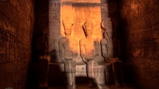 Sun alignment Phenomenon  Ramses II Temple‬‎  Abu Simbel [upl. by Etnoj]