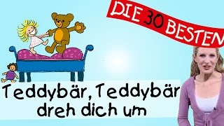 Teddybär Teddybär dreh dich um  Anleitung zum Bewegen  Kinderlieder [upl. by Anirdua]