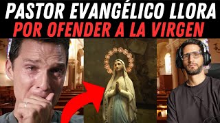 Pastor Evangélico LLORA por ofender a la Vírgen 😱😢 [upl. by Anerbas101]