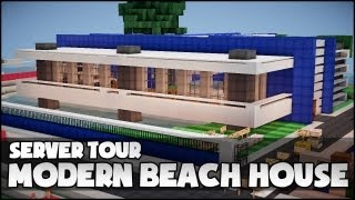 Minecraft  Modern Beach House [upl. by Adle]