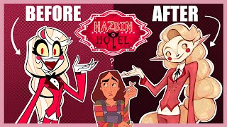 Redesigning HAZBIN HOTEL Characters in MY STYLE [upl. by Hahnert]