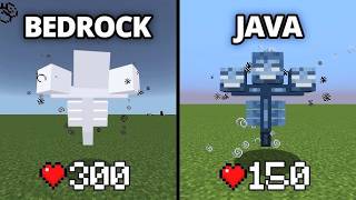 Minecraft Java vs Bedrock Things [upl. by Nidroj]