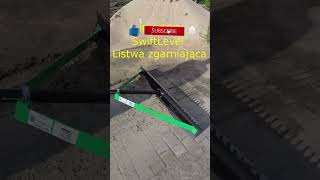 Równiarka UP GECO SwiftLevel  Listwa zgarniająca cz 3 brukarz paving shorts [upl. by Donaugh841]