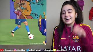 BARCA FAN REACTS TO CRONALDO TOP 25 GOALS THAT MESSI COULD ONLY DREAM ABOUT  REACTION [upl. by Alwitt]