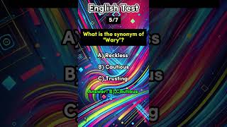 English Synonym Quiz quiz english englishgrammar synonyms shortsfeed shorts learnenglish [upl. by Miranda]