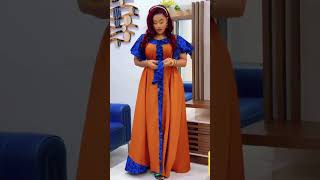 TRÈS BELLE ROBE AFRICAINE EN WAX2024  MODELE DE ROBE AFRICAINE EN WAX 2024 [upl. by Eelrahs993]