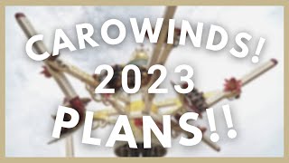 Breaking down Carowinds New 2023 New themed area All the rides and attractions [upl. by Notyarb]