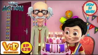 Vir The Robot Boy  Vir ka Birthday  As Seen On HungamaTV  WowKidz Action [upl. by Elletsirk]