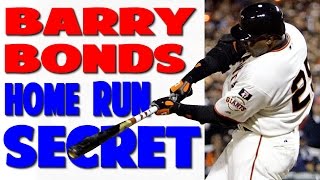 Barry Bonds  Secret to Consistency and Power Pro Speed Baseball [upl. by Cirenoj]