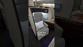 15 hours in Qantas First Class  A380 LAXSYD [upl. by Iaj633]