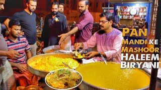 SPECIAL HALEEM BIRYANI ONLY IN RAMADAN  Pan Mandi ki Mashor Haleem Biryani  Pakistani Street Food [upl. by Griffie]