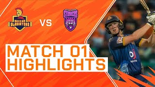 2023 Abu Dhabi T10 Match 1 Highlights Deccan Gladiators vs New York Strikers  Season 7 [upl. by Vivie]