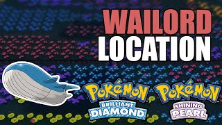 How To Get Wailord In Pokemon Brilliant Diamond amp Shining Pearl [upl. by Wesley]