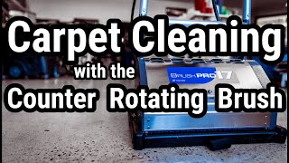 Carpet Cleaning with the Counter Rotating Brush [upl. by Merkle280]