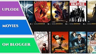 how to upload movie in website blogger  free upload full movie on blogger free movie hosting sites [upl. by Acey]