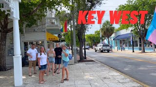 Key West Florida Walk  Duval Street to Mallory Square in June 2023 [upl. by Dnesnwot947]