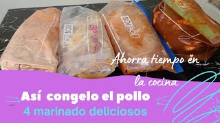 Marinado para pollo 4 recetas sencillas y deliciosas [upl. by Brittni]