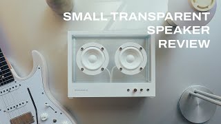 Small Transparent Speaker  Unboxing and Review [upl. by Nomelc]