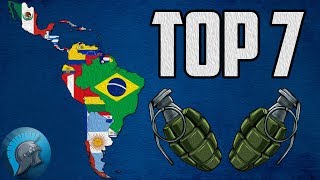 TOP 7 PAÍSES LATINOAMERICANOS MÁS IMPORTANTES GEOPOLITICAMENTE [upl. by Narol]