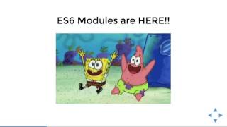 ES6 Modules Standard and Syntax  JavaScriptKC meetup recording [upl. by Lefty181]