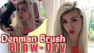 Preview HOW TO  Use Denman Brush For Straight And Sleek Hair [upl. by English]