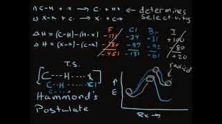 Position Selectivity in Radical Bromination [upl. by Rehtse734]