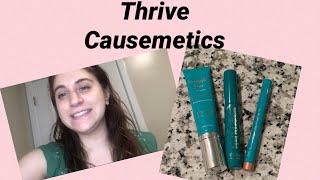 Thrive Cosmetics Thrive Causemetics reviewtutorial [upl. by Balac]