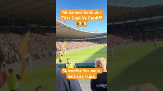 MOHAMED BELLOUMI FIRST GOAL VS CARDIFF CITY 🐯🐯🇩🇿🇩🇿 football algeria cardiffcity hullcity [upl. by Fem]