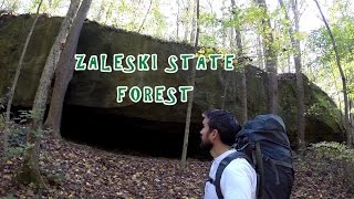 Ohio HikingBackpacking Zaleski State Forest  2 days 30 miles [upl. by Coop]