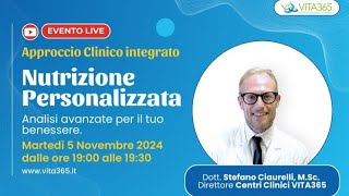 APPROCCIO CLINICO INTEGRATO LA NUTRIZIONE PERSONALIZZATA [upl. by Gildea191]