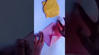 How to make paper boomerangeasy paper frisbeepapercrafts diy shorts [upl. by Athalie10]