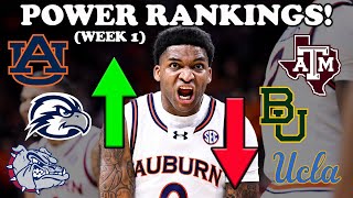 College Basketball “Week 1” Power 35 Rankings [upl. by Wilda]