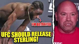 MMA fans are calling on Dana White to release Aljamain Sterling Joe Rogan reacts to UFC 300 KOs [upl. by Haze174]