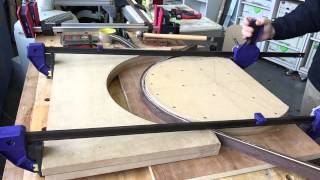 Gluing up a bent lamination [upl. by Kama212]