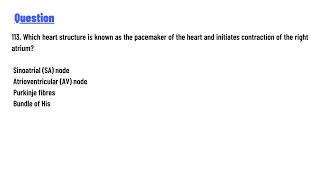 Which heart structure is known as the pacemaker of the heart and initiates contraction of the right [upl. by Cruce]