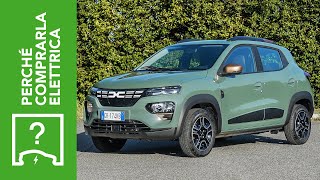 Dacia Spring Extreme 2023  Perché comprarla elettrica e perché no [upl. by Berne]