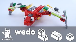 wedobots Spooky Bat Instructions with LEGO® WeDo™ bricks [upl. by Nasas]