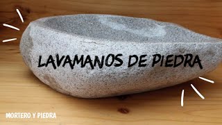 🗿LAVAMANOS con PIEDRA DE RIO😍 [upl. by Wulfe]