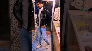 black denim jacket  funky jeans  high neck tshirt white  shots shortvideo [upl. by Amando]