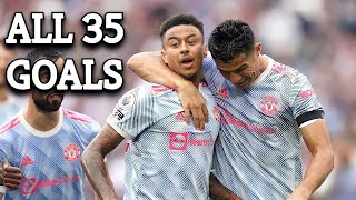 Jesse Lingard All 35 Goals For Manchester United 2015  2021 [upl. by Htor]