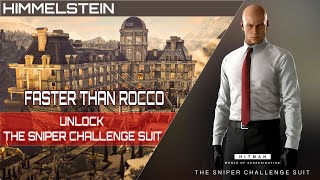 HITMAN 3 Faster Than Rocco Sniper Challenge Suit Unlock SA  The Last Yardbird Himmelstein [upl. by Jacintha]