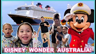 FIRST TIME NAMIN LAHAT MAG CRUISE OUR DISNEY WONDER CRUISE DAY 1 ❤️  rhazevlogs [upl. by Simdars]