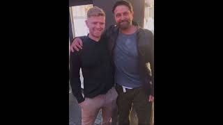 Gerard Butler  2024  BRILLIANT Gerrys FABULOUS ENCOUNTER with adoring fans [upl. by Viridis]