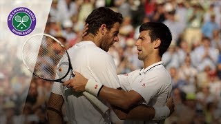 Novak Djokovic vs Juan Martin del Potro Wimbledon semifinal 2013 Extended Highlights [upl. by Gamal600]