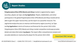 Polyphenylene Ether PPE Blends and Alloys Market Insights Forecast to 2026 [upl. by Mello]