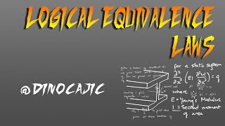 18 Logical Equivalence Laws P1 [upl. by Kimura168]