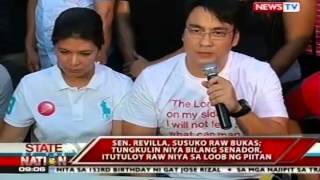 Sen Bong Revilla Handa akong magpakulong kahit na naniniwala akong wala akong kasalanan [upl. by Endres]