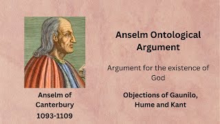 Anselm Ontological Argument for the existence of God  UrduHindi [upl. by Odlanir]